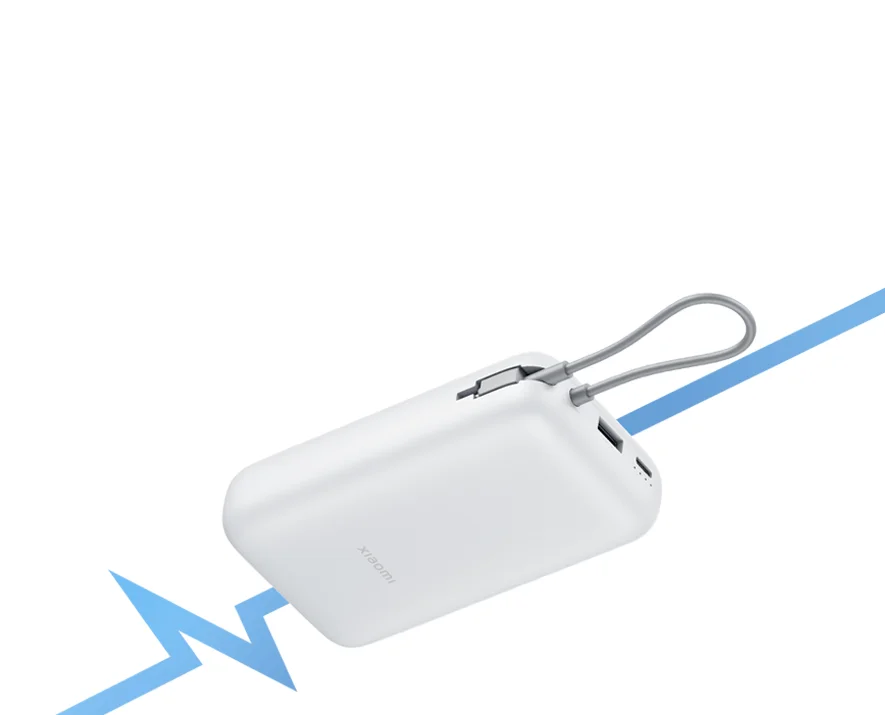 Xiaomi 20000mAh Power Bank Pakistan – Built-in Cable, 22.5W Fast Charging | Original
