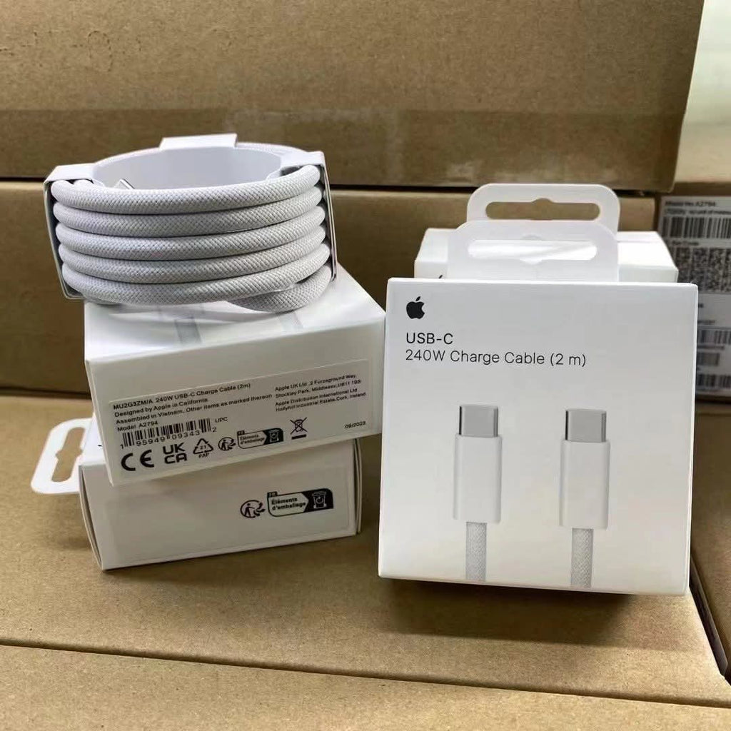 Apple USB-C to C Cable Pakistan (2m) 240W – MacBook, iPhone 16/17 Pro Max & iPad