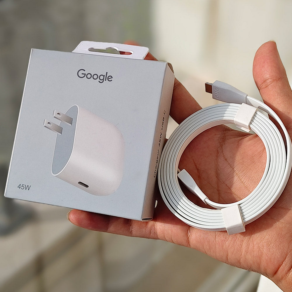 Google 45W USB-C Fast Charger Pakistan (EU Version) – Pixel & Chromebook