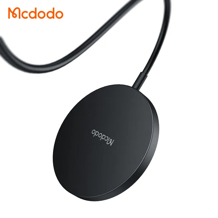MCDODO Magnetic Wireless Charger Pakistan – 15W MagSafe Style USB-C Charging Puck