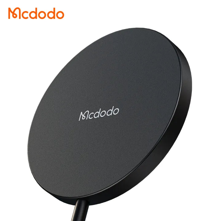 MCDODO Magnetic Wireless Charger Pakistan – 15W MagSafe Style USB-C Charging Puck
