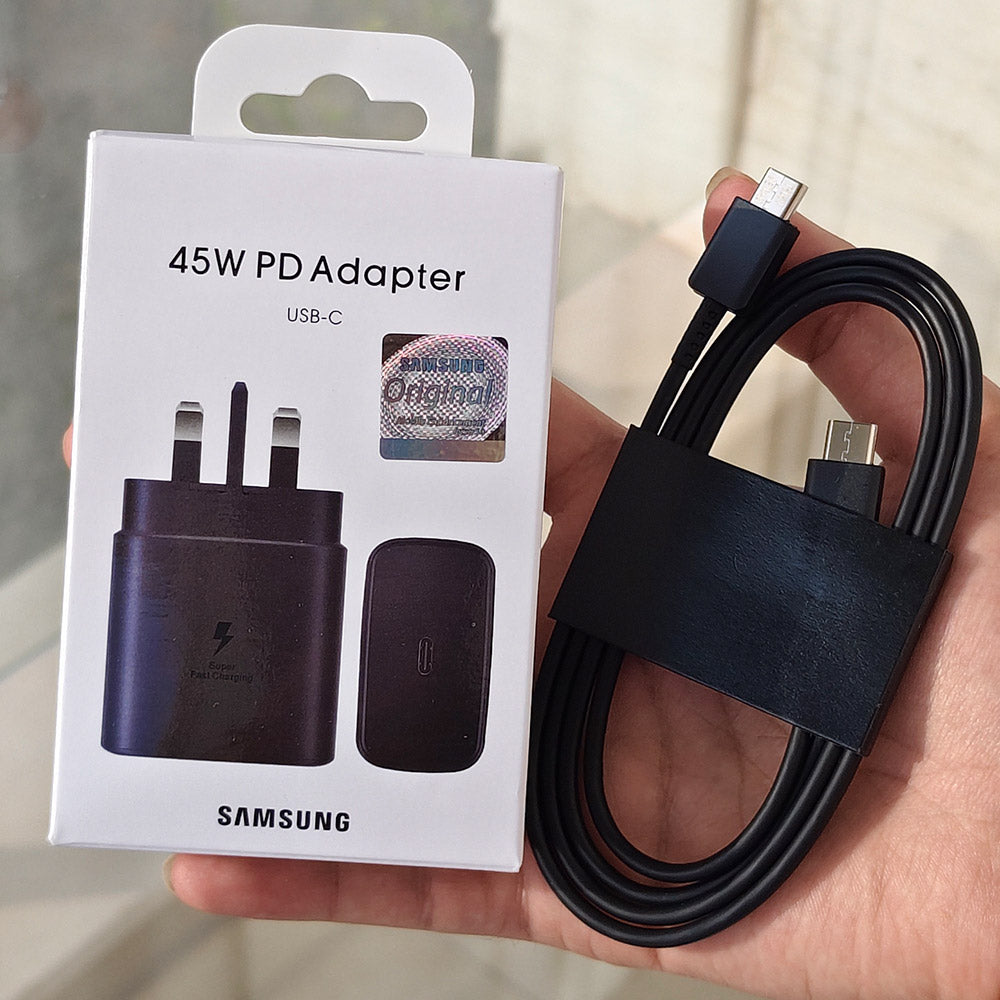 Samsung 45W Power Adapter Pakistan With Original Cable