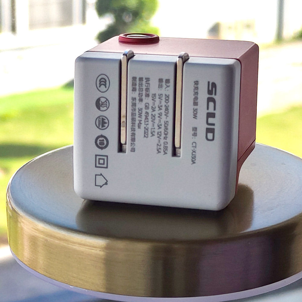 SCUD 30W Fast Charging USB-C Wall Adapter Pakistan – CT-A30A Foldable GaN