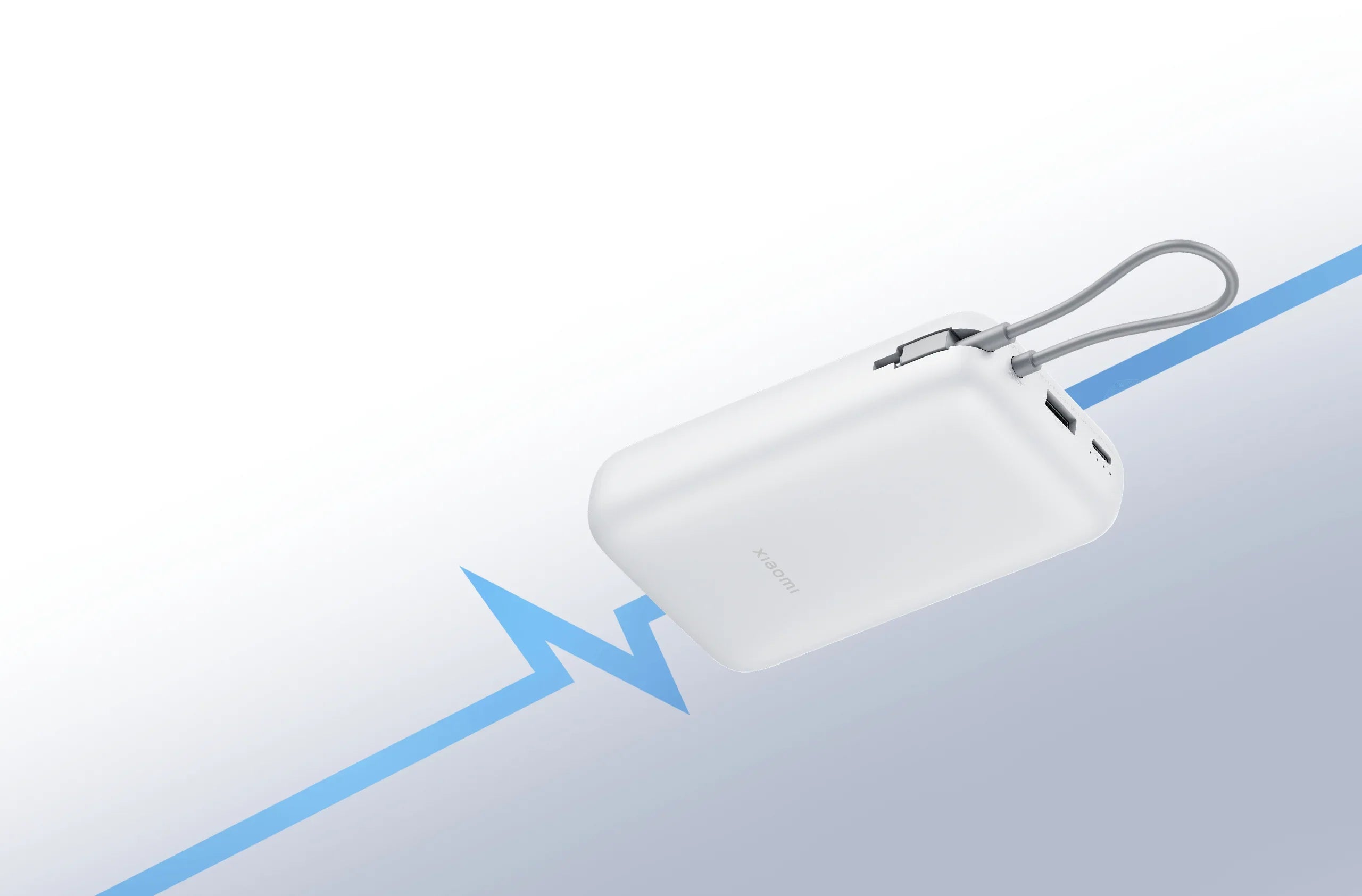 Xiaomi 20000mAh Power Bank Pakistan – Built-in Cable, 22.5W Fast Charging | Original